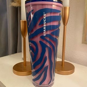 Zebra Starbucks tumbler